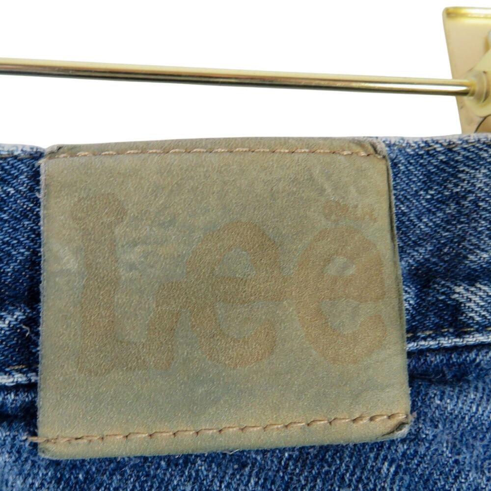 1990s Vintage Lee High Rise Straight Leg Mom Jeans 28" Back Yoke Mom Jeans - Picture 7 of 7